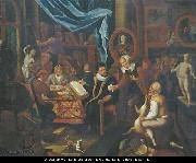 Thomas Girtin The collector of tithes oil painting